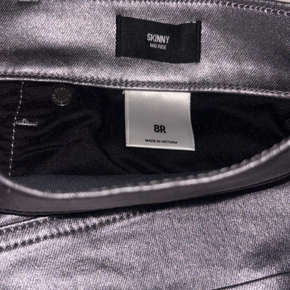 Express metallic skinny jeans size 8 regular. - Picture 4 of 4